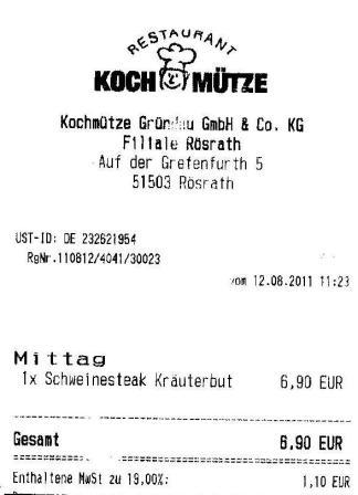 mdfb Hffner Kochmtze Restaurant